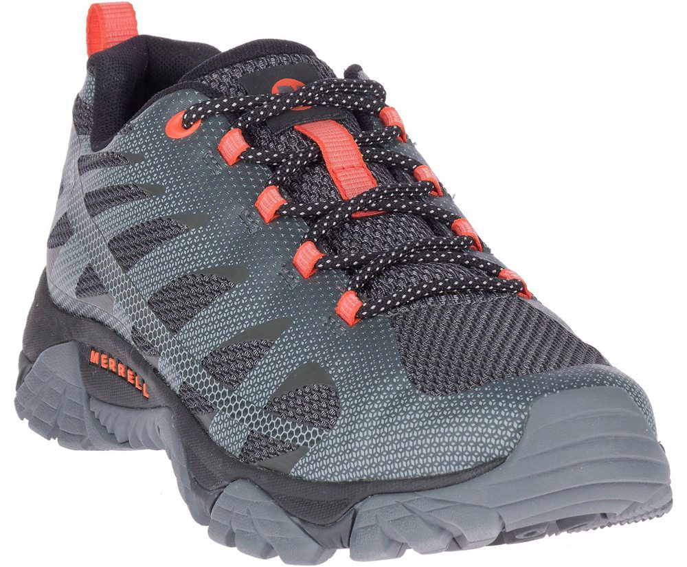 Buty Trekkingowe Merrell Męskie Szare - Moab Edge 2 Waterproof - 750436-GAN